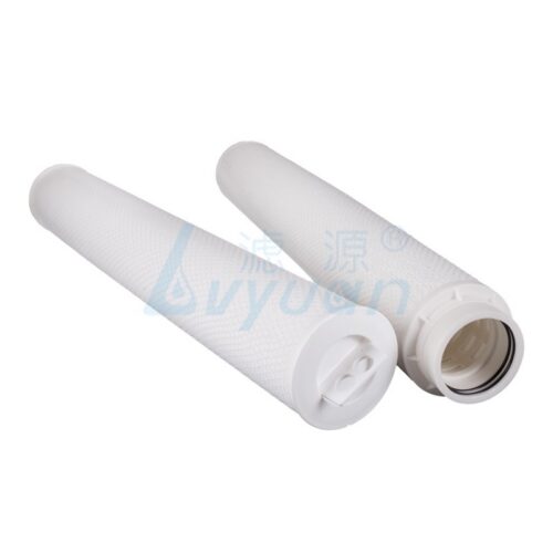 40 inch High flow pleated cartridge filter for industrial liquid filtration