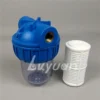 DOE 222 5'' 10'' Washable pre water filter Nylon SS mesh net filter cartridges 80 micron for sediment sand particle removal