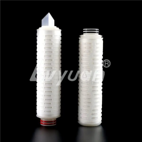 DOE PP PTFE PVDF Pleated Cartridge Nitrogen Gas Filter