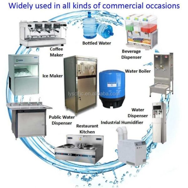 Pure Quality Reverse Osmosis Filtration Large Scale Water Purification System